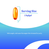Seeking Health Optimal Fish Oil Softgels side view