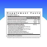 Seeking Health Optimal Focus supplement side view