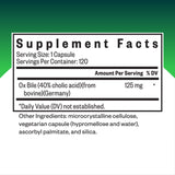 Seeking Health Ox Bile Supplement 125mg side view