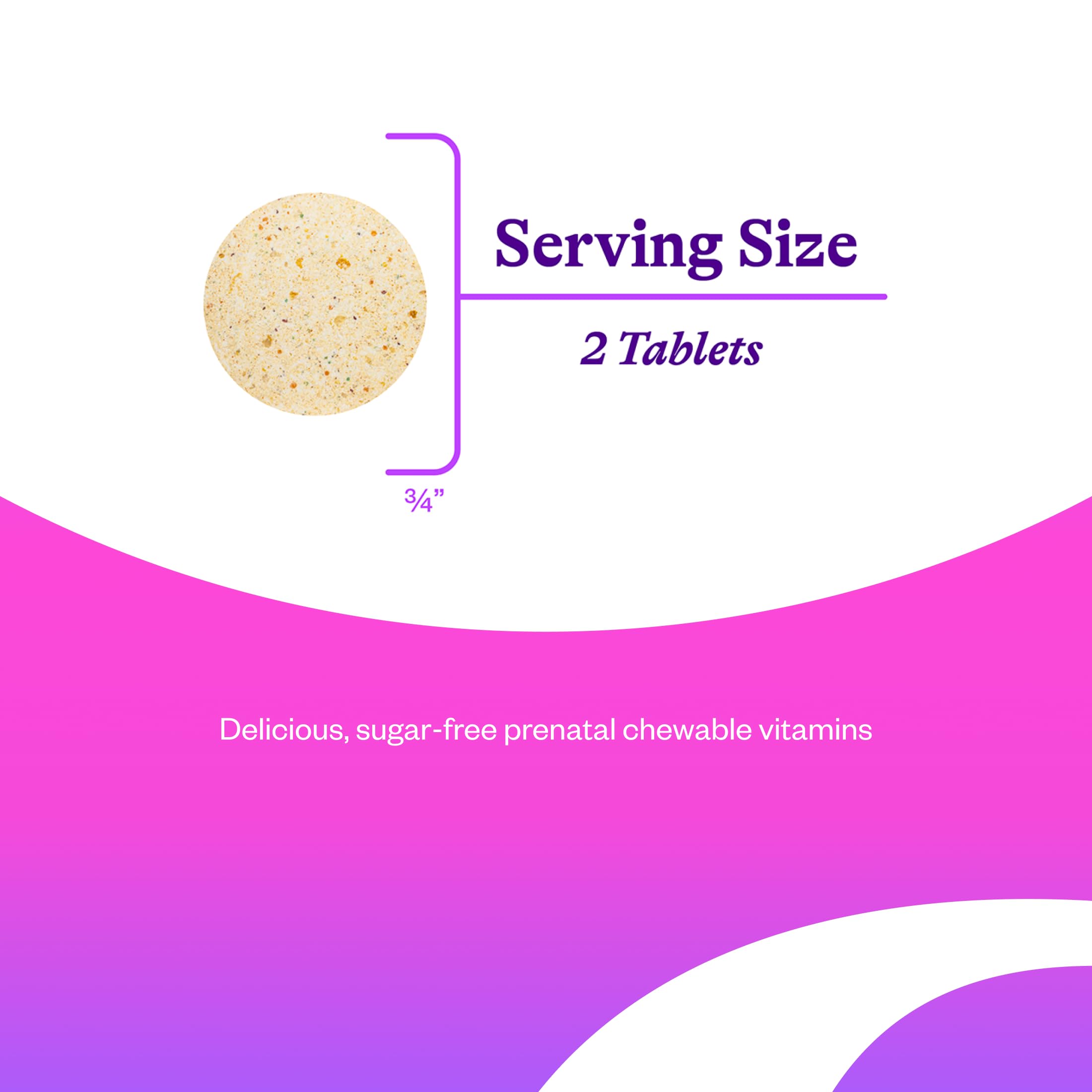 Seeking Health Prenatal Multivitamin chewable tablets on a wooden surface