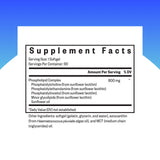 Seeking Health Sunflower Lecithin Supplement 800mg side view