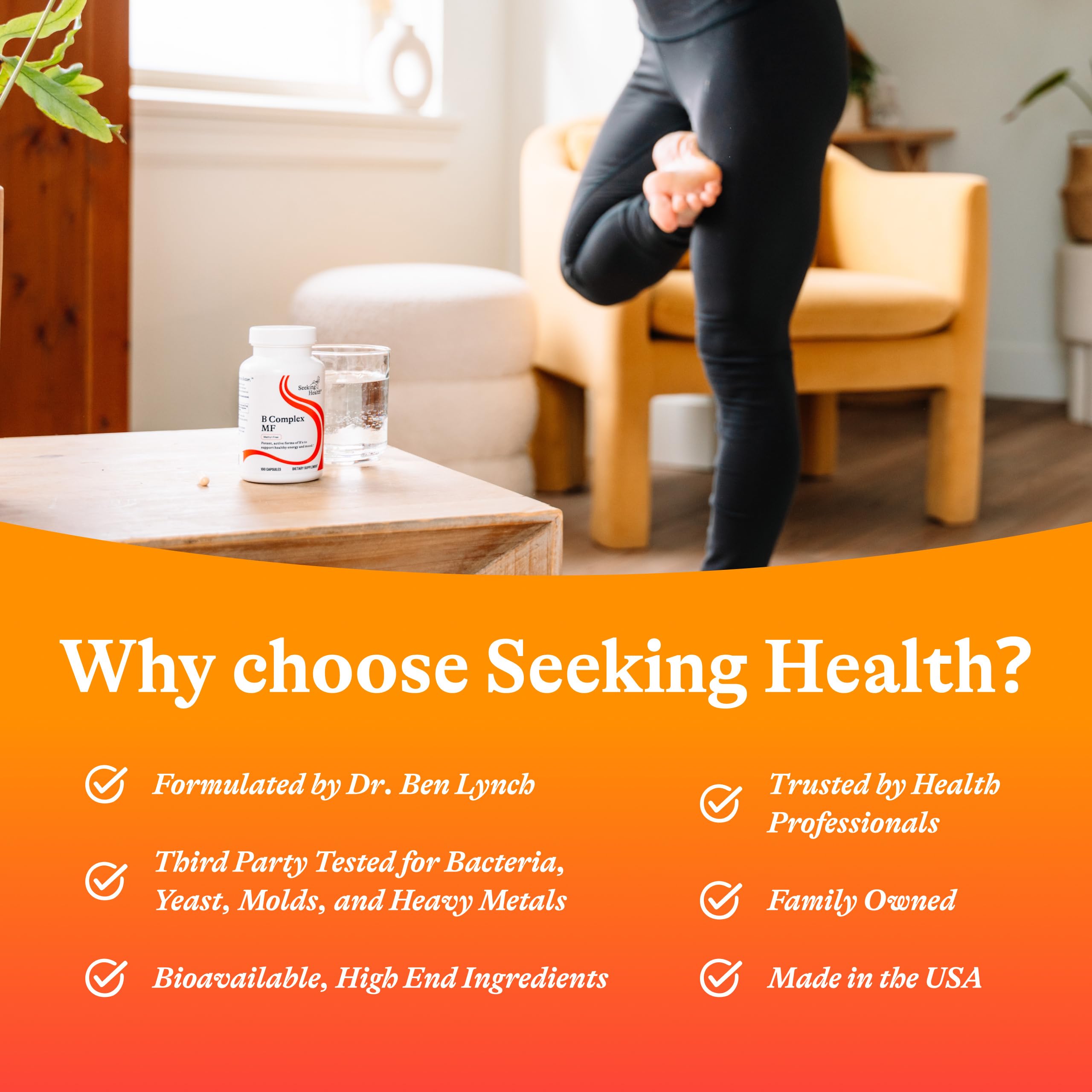Seeking Health Vitamin B Complex Supplement ingredients list