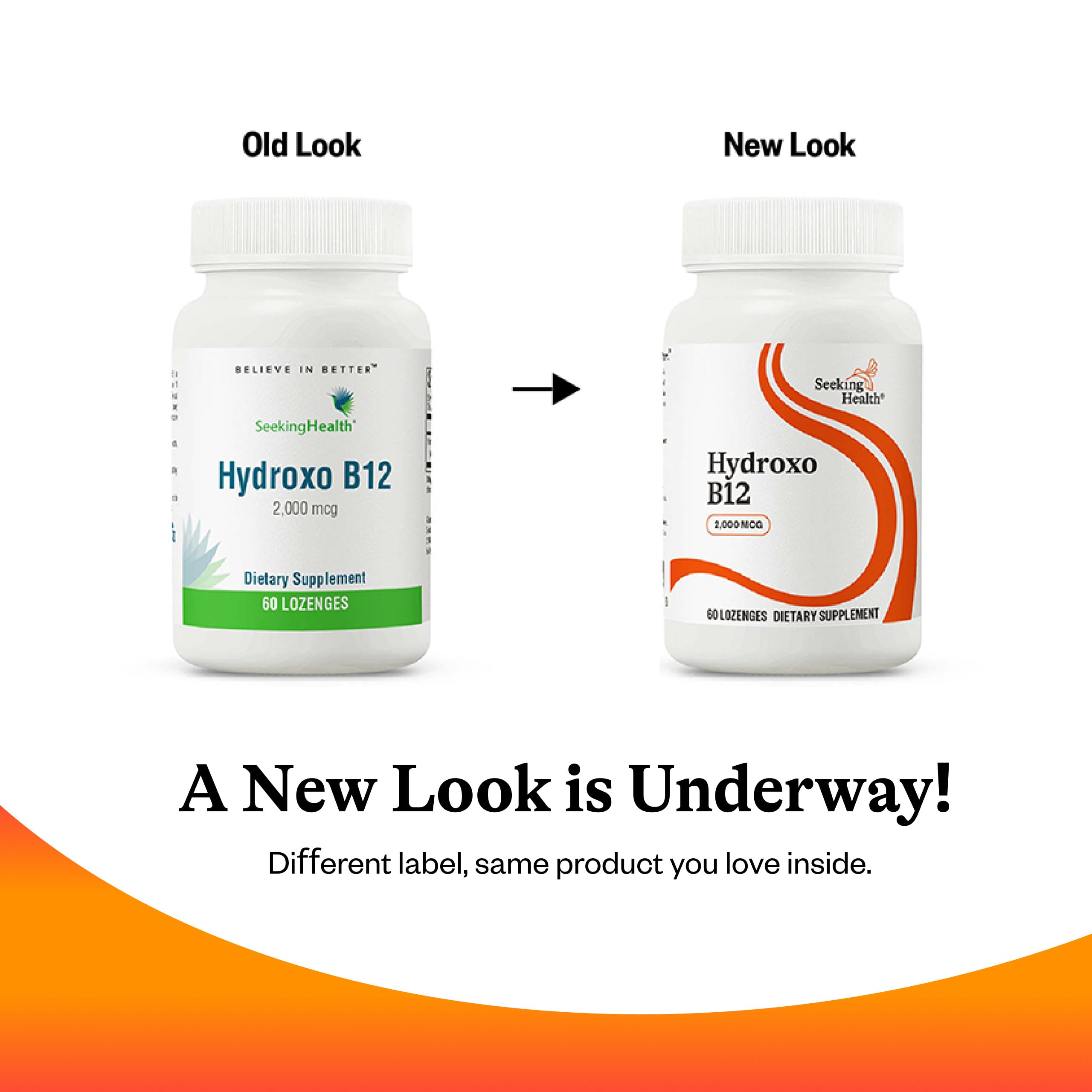 Seeking Health Vitamin B12 Lozenges back view packaging