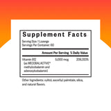 Seeking Health Vitamin B12 Lozenges back view with ingredient details