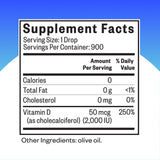 Seeking Health Vitamin D3 Drops label close-up