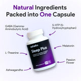 SEHATU Sleep Plus Supplement showing capsule size in hand