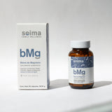 Seima Magnesium Supplement 181g front view with capsule bottle