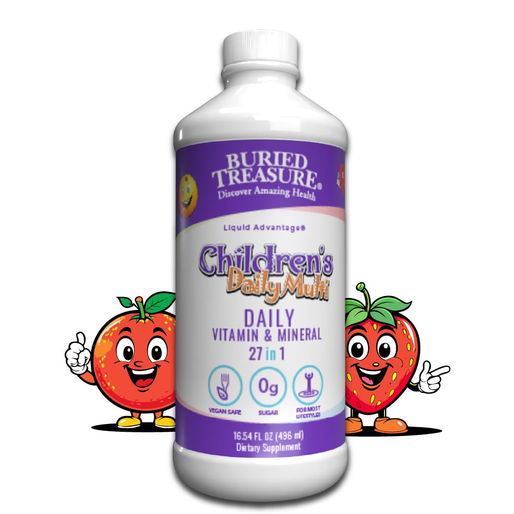 Select Nutrition Daily Liquid Multivitamin for Kids front view