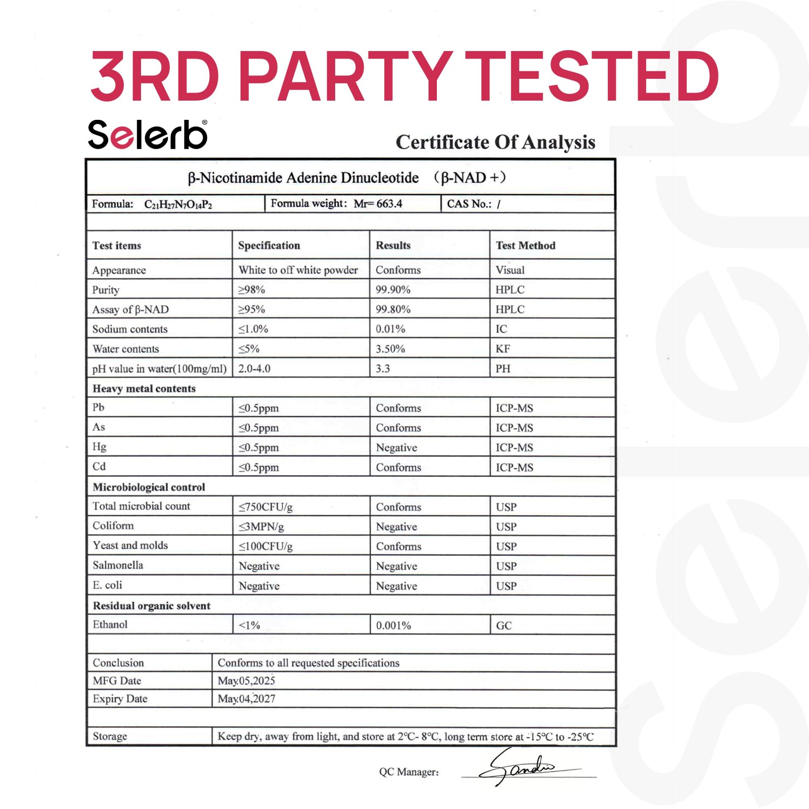 Selerb CoQ10 Supplement displayed with a glass of water