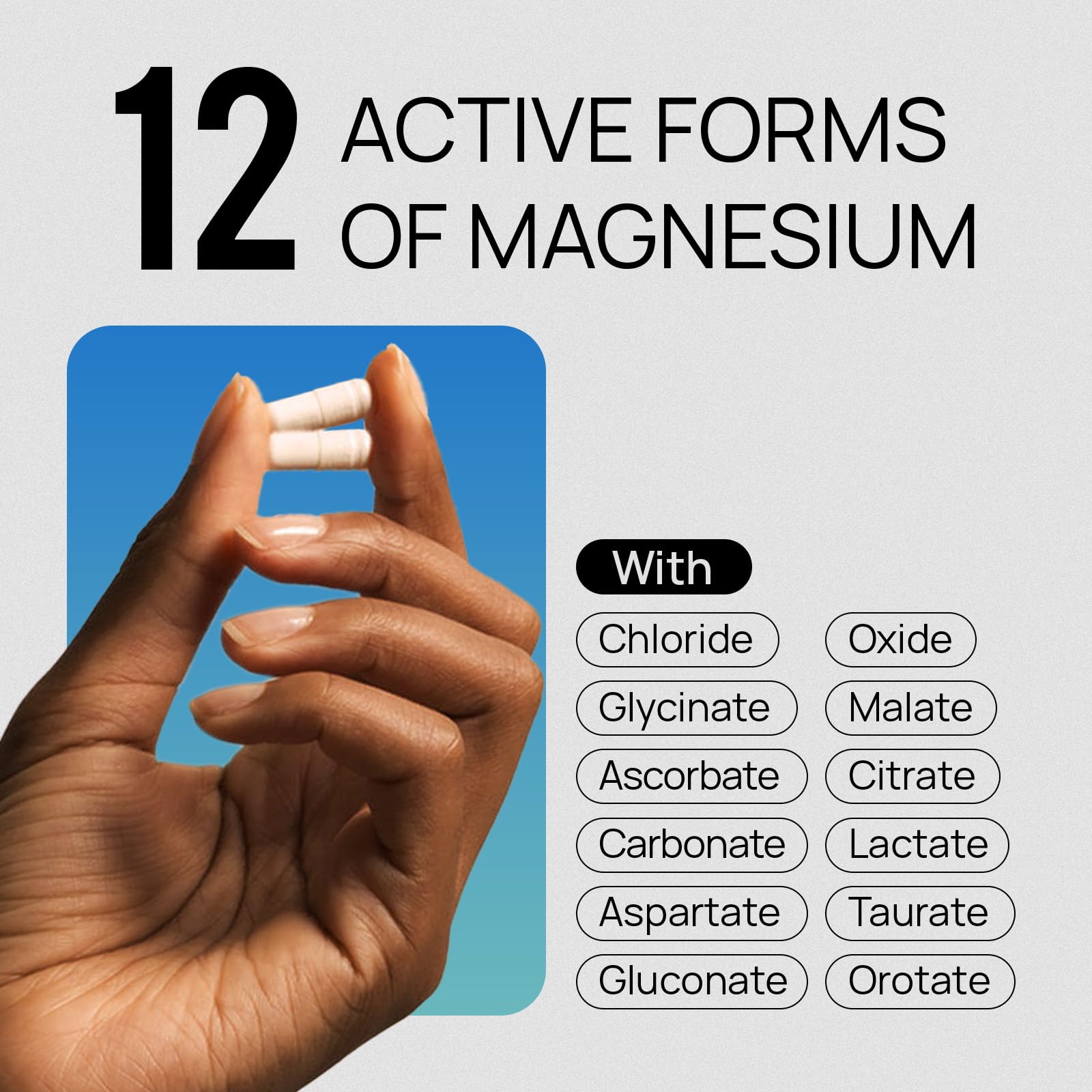 Selerb Magnesium Complex 300mg back view with ingredient list
