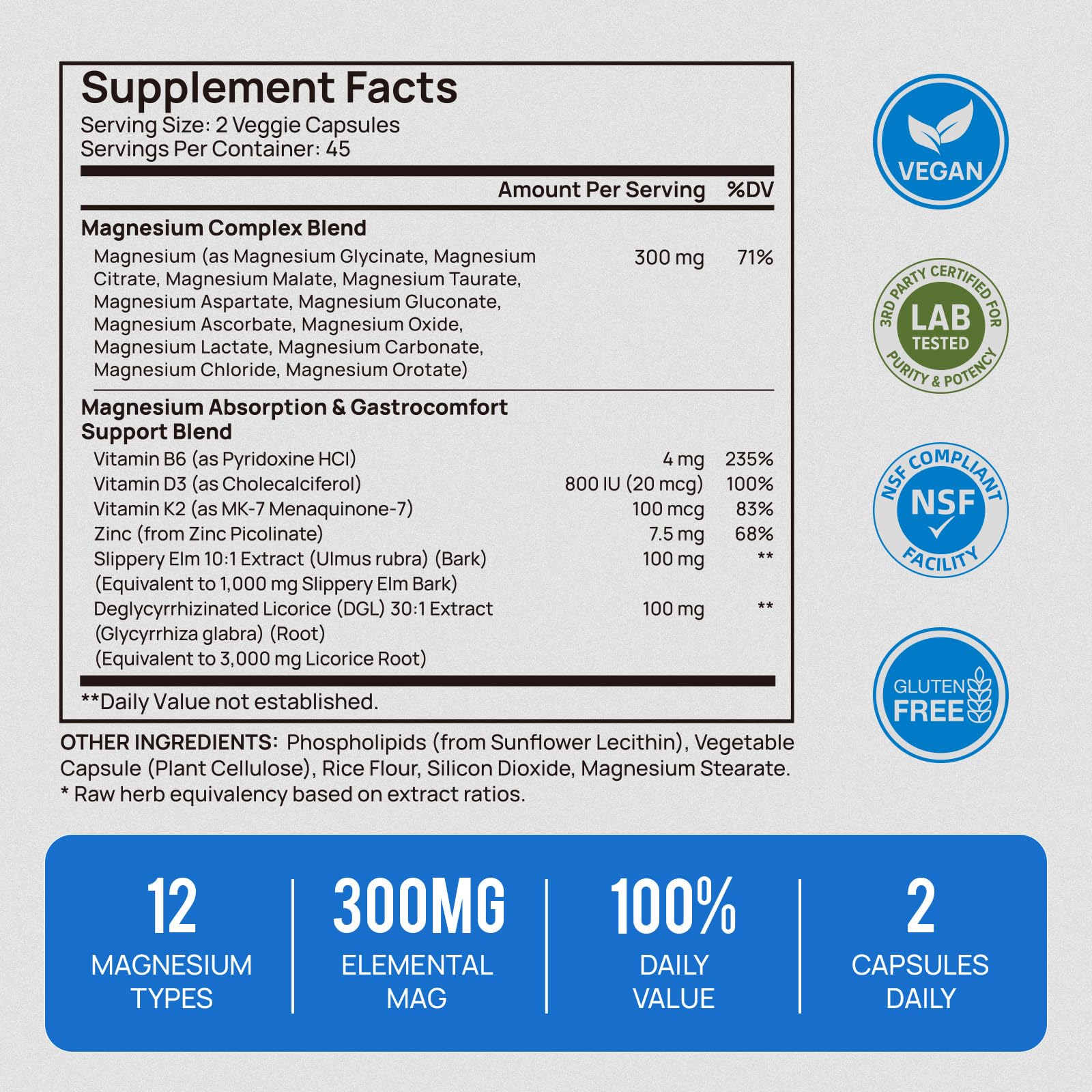 Selerb Magnesium Complex 300mg with measuring spoon