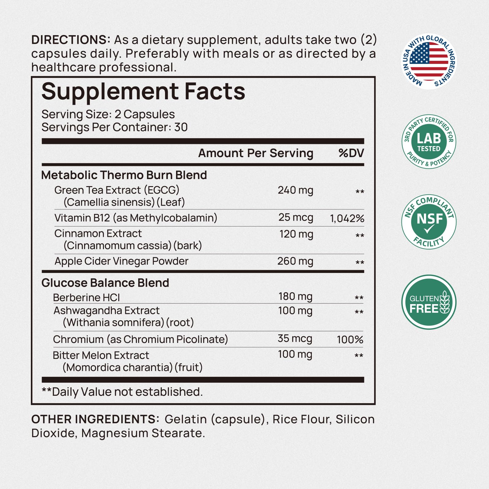 Selerb Weight Management Supplement on a kitchen counter