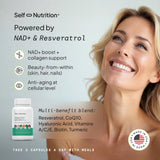 SELF NUTRITION Collagen Supplement side view with ingredients list