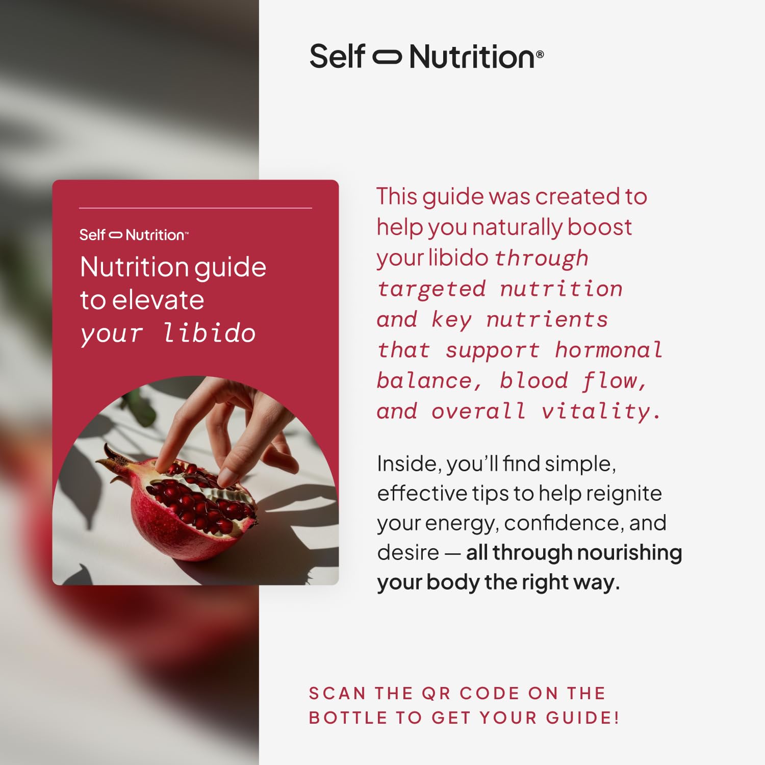 SELF NUTRITION Libido support Horny Goat Weed ingredients list