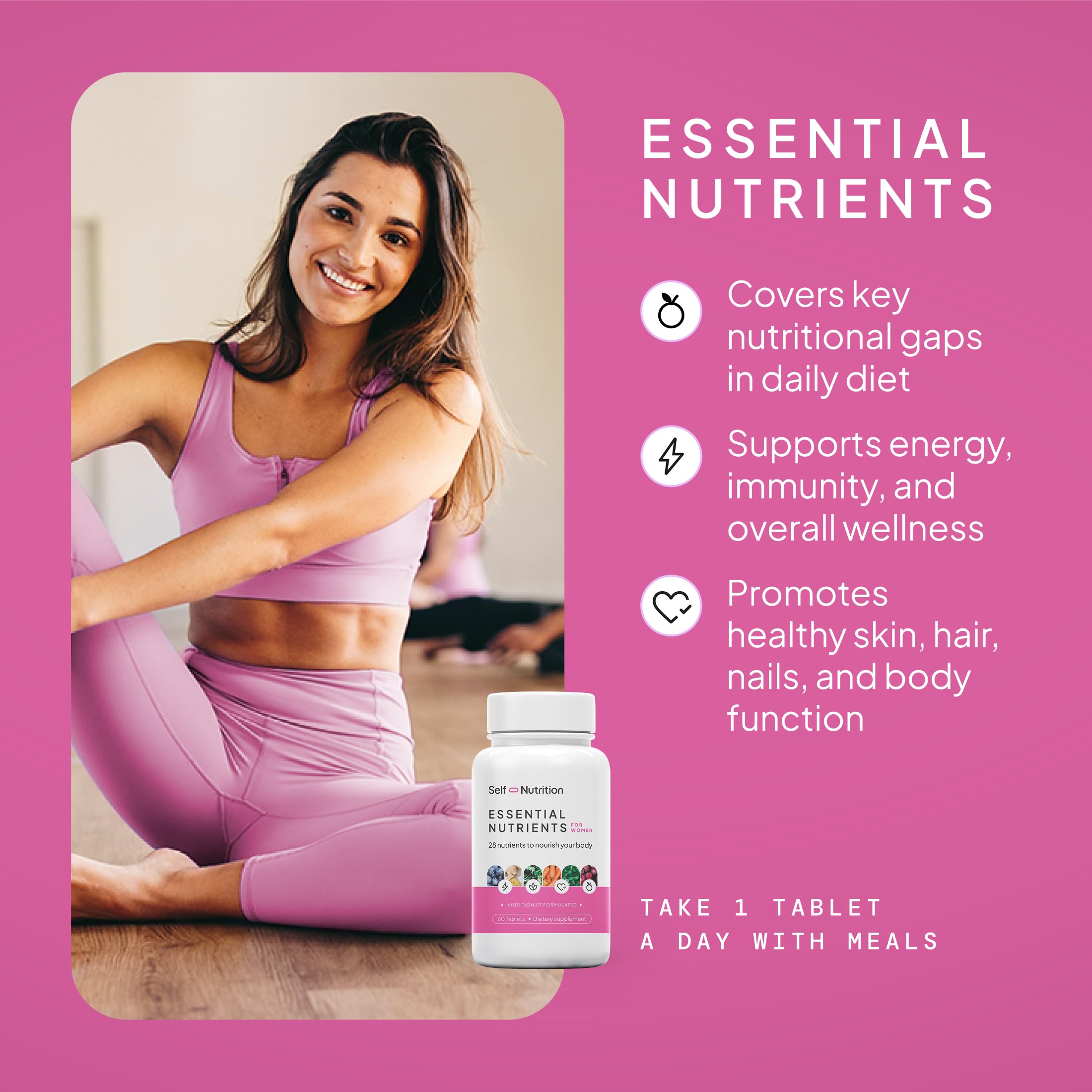SELF NUTRITION Women's Multivitamin packaging