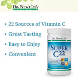 SelfCare+ Super C22 Vitamin C Powder mixed with juice