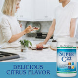 SelfCare+ Super C22 Vitamin C Powder side view of packaging