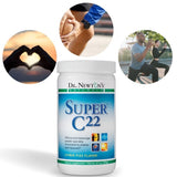 SelfCare+ Super C22 Vitamin C Powder with a spoon for serving
