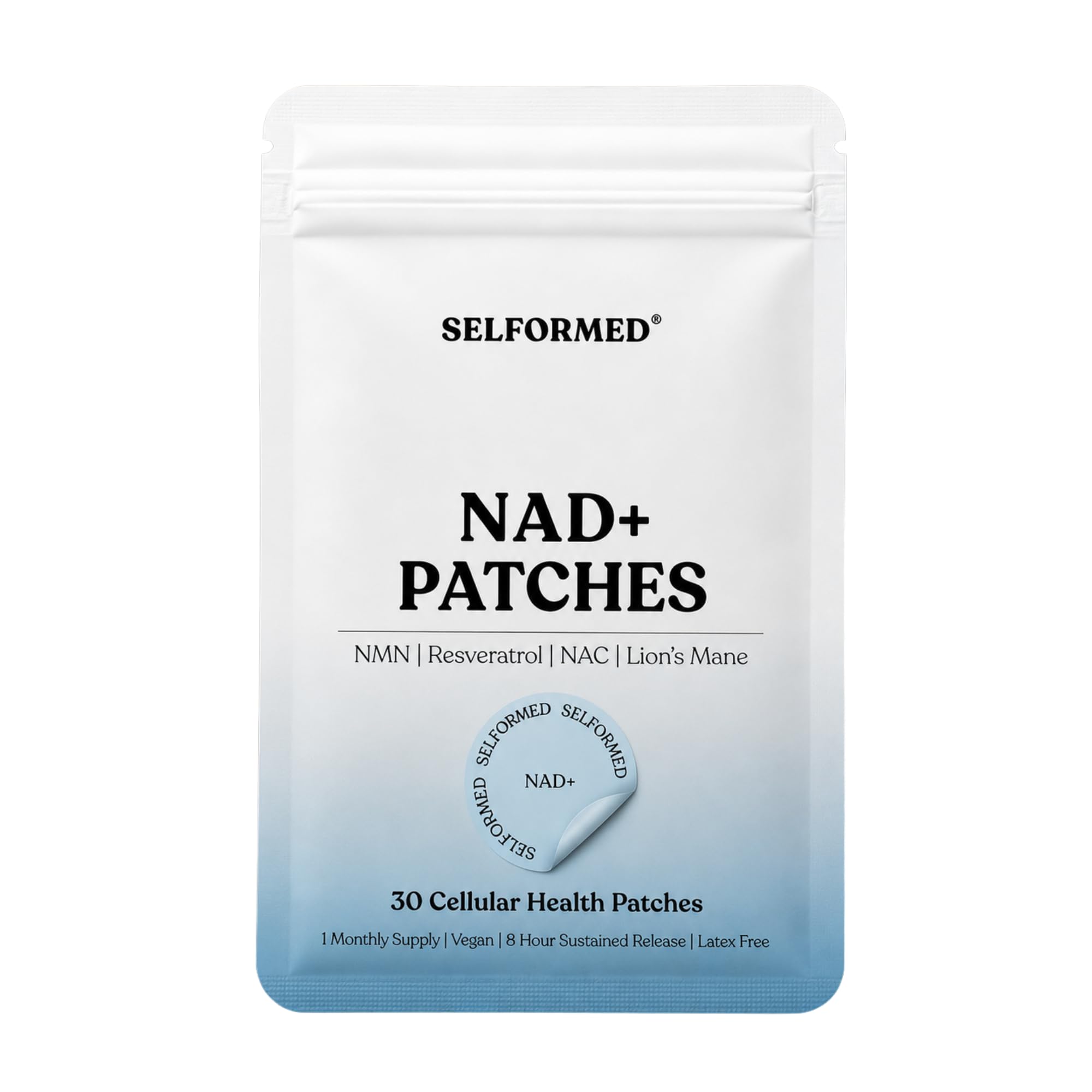 Selformed Youth Mode NAD+ Patches front view packaging