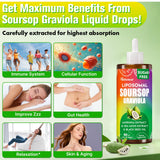 Selicheal Soursop Bitters Liquid 880MG with glass of water