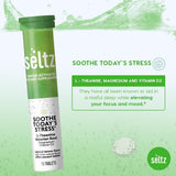 Seltz Effervescent Sleep Supplement Tablets with fresh lemons