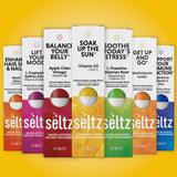 Seltz Vitamin D3 effervescent tablets being dropped into water