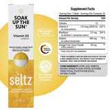 Seltz Vitamin D3 effervescent tablets in a travel bag