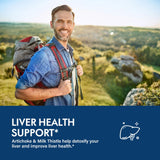 Selvaherb Artichoke Liver Health Supplement 150g liquid tincture back view