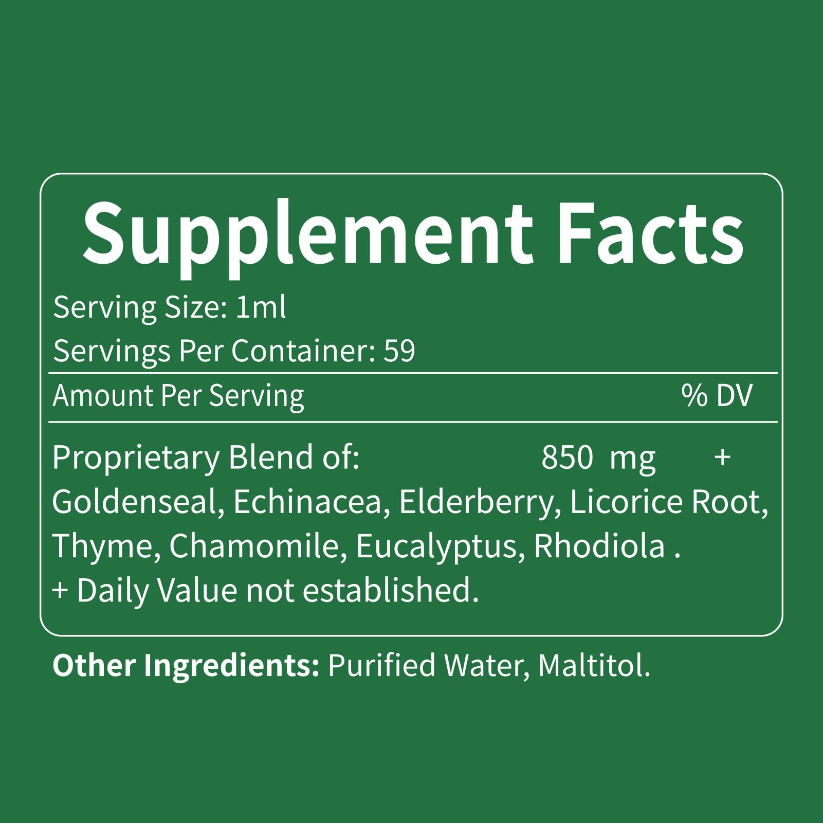 Selvaherb Echinacea Herbal Tincture 150g with herbal background