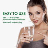 Selvaherb Sleep Aid Tincture with glass of water