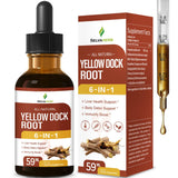 Selvaherb Yellow Dock Root Organic Tincture front view with label