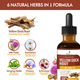 Selvaherb Yellow Dock Root Organic Tincture packaging