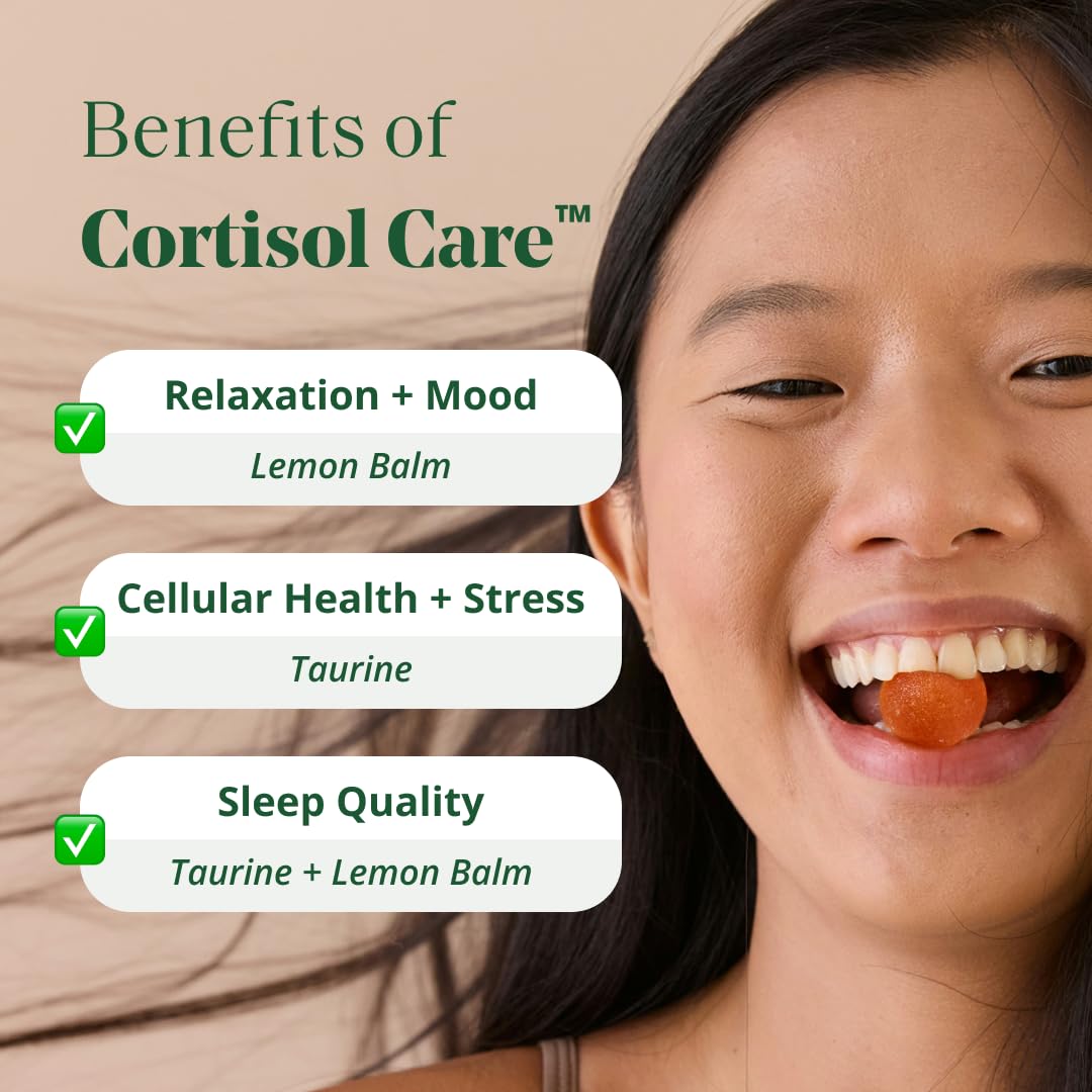 Semaine CortisolCare supplement bottle with label details