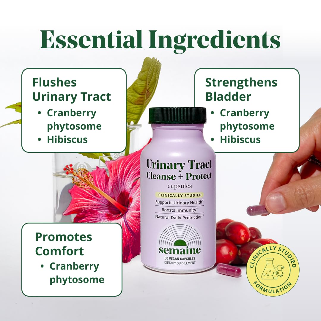 Semaine Cranberry Supplement 50g back view