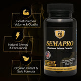 Semapro Blended Vitamin & Mineral Supplement back view with nutritional information