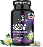 SEMBRA NATURALS Kanna Extract Capsules 50mg front view