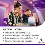 SEMBRA NATURALS Kanna Extract Capsules 50mg side view