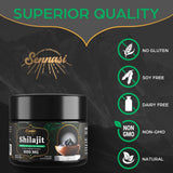 Sennasi Shilajit Pure Himalayan Organic 600mg with herbal complex