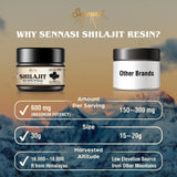 Sennasi Shilajit Resin 30g bottle side view