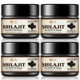 Sennasi Shilajit Resin 30g front view in glass bottle