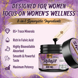 Sennasi Shilajit Resin alongside Dong Quai and Black Goji Berry