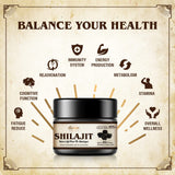 Sennasi Shilajit Resin dissolved in warm water