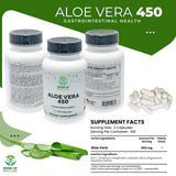Sense of Nature Aloe Vera 450 supplement label details