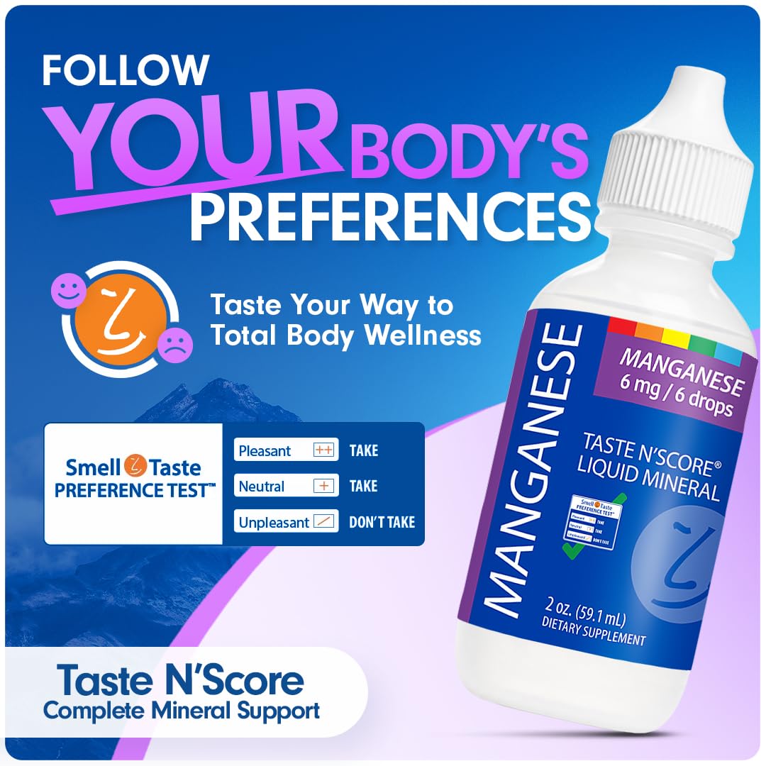 SENSEable Manganese Liquid Mineral ingredients list