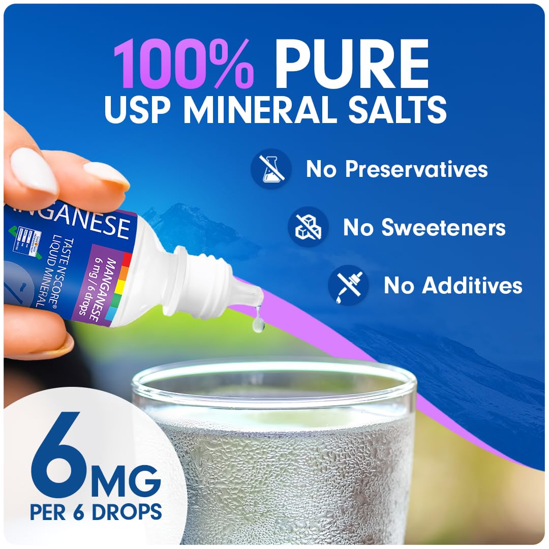 SENSEable Manganese Liquid Mineral packaging details