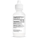 SENSEable Supplements Copper Liquid Mineral 2 oz back view
