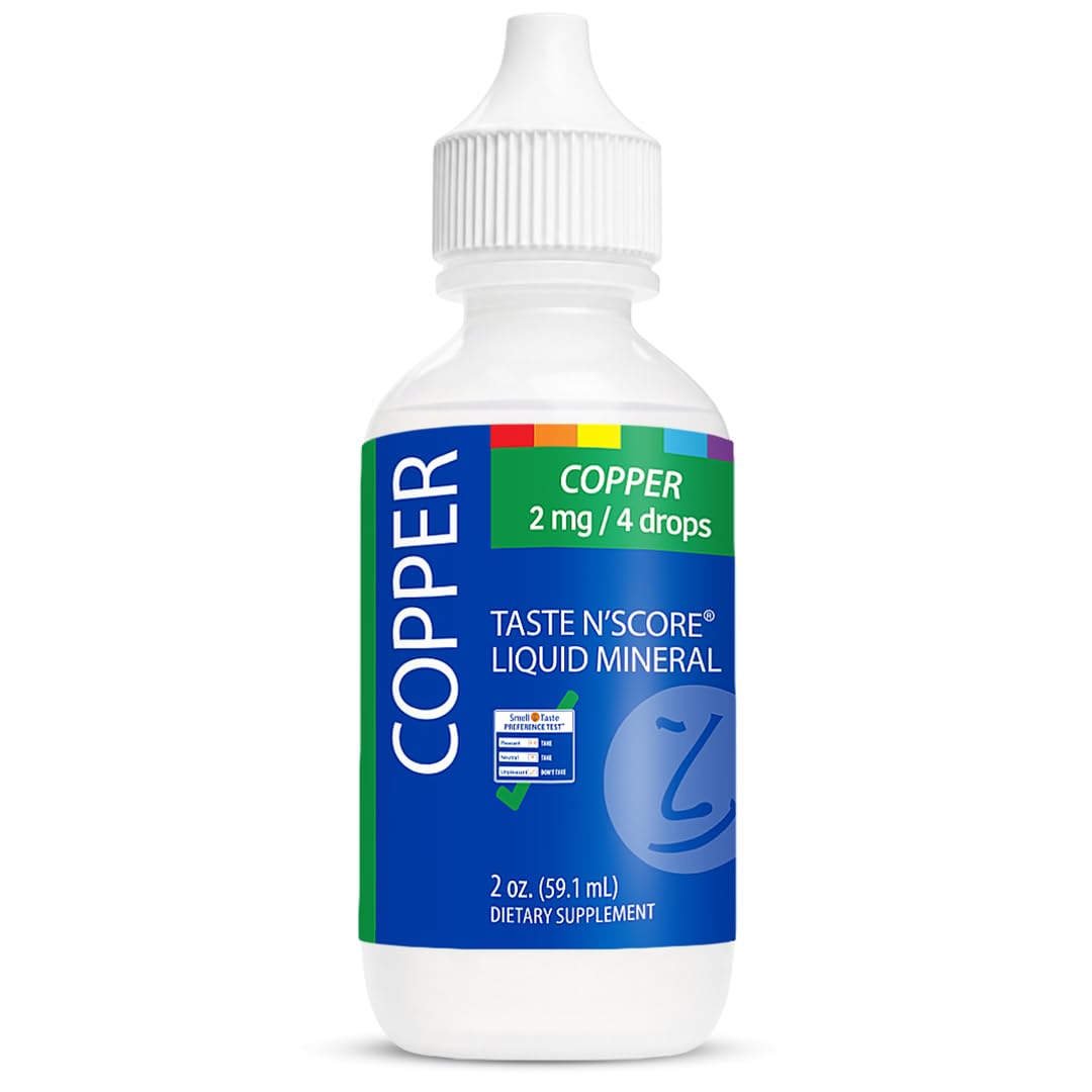 SENSEable Supplements Copper Liquid Mineral 2 oz front view