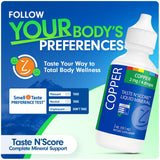 SENSEable Supplements Copper Liquid Mineral in a glass of water