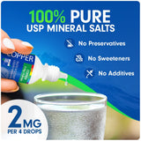 SENSEable Supplements Copper Liquid Mineral ingredients list