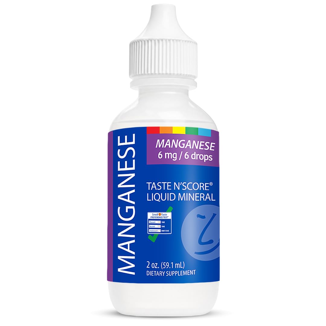 SENSEable Supplements Manganese Liquid Mineral 2 oz bottle front view
